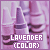 colors: lavender